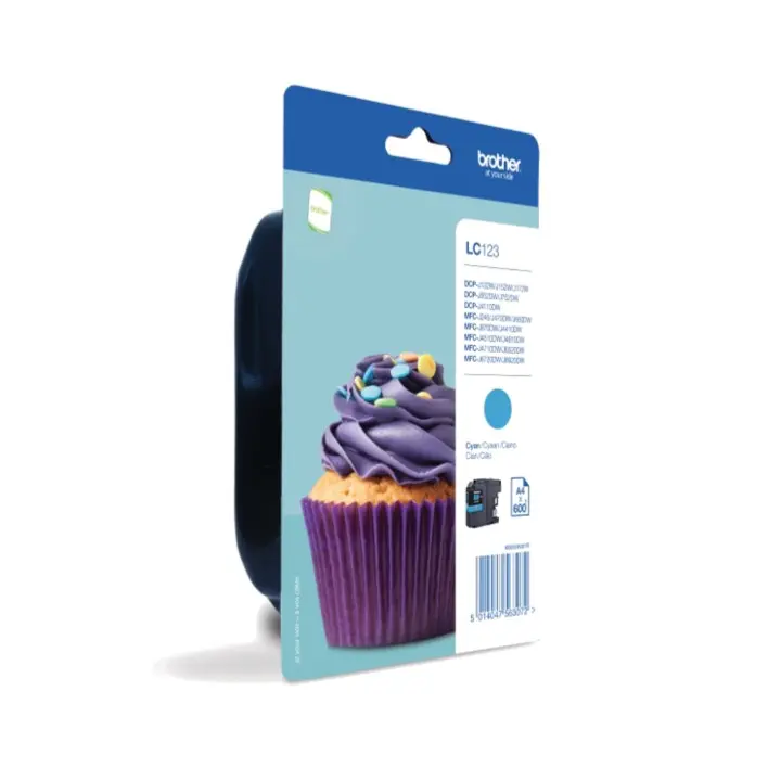 Tinteiro Brother LC123C Cyan