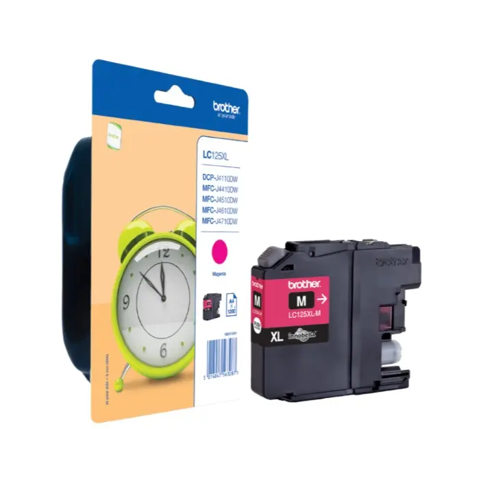 Tinteiro Brother LC125XLM Magenta