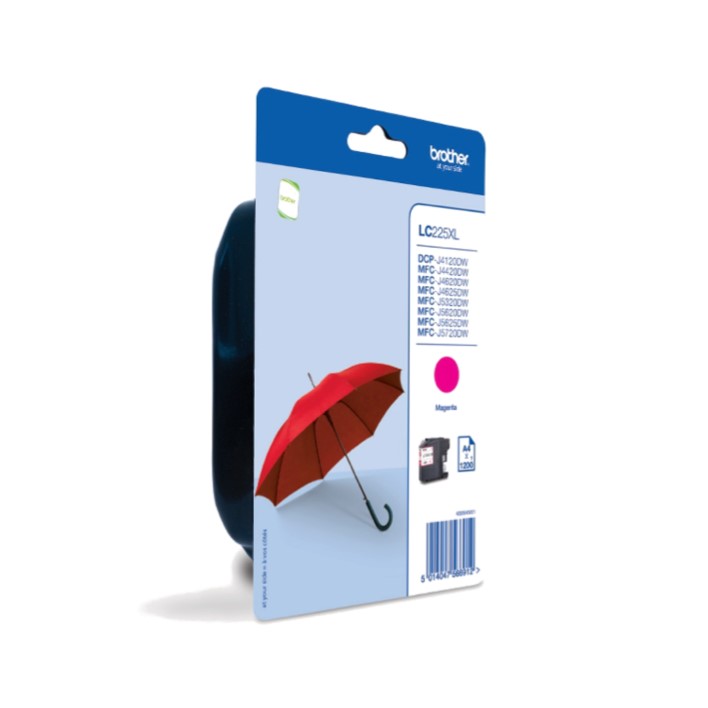 Tinteiro Brother LC225XLM Magenta