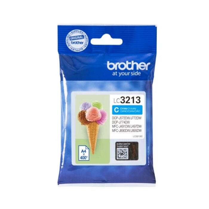 Tinteiro Brother LC3213C Cyan