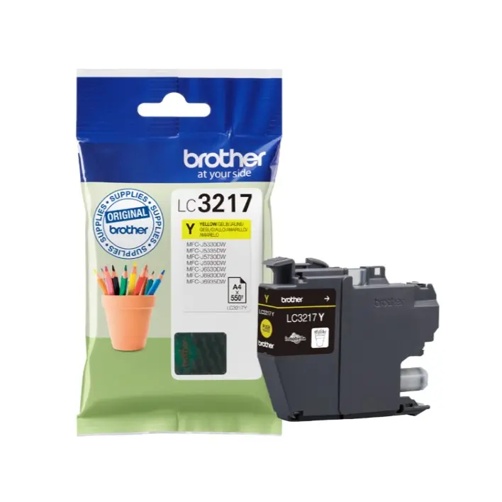 Tinteiro Brother LC3217Y Yellow
