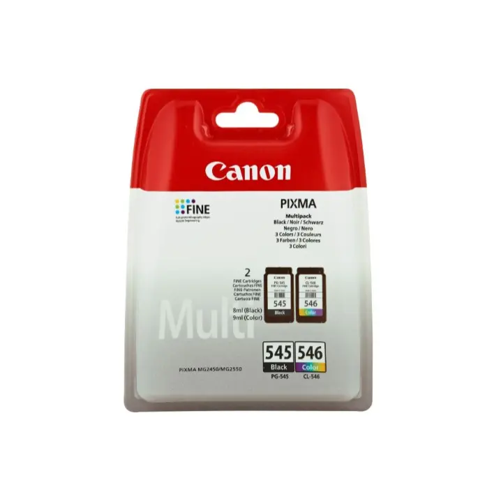 Pack Tinteiros Canon PG545 CL546