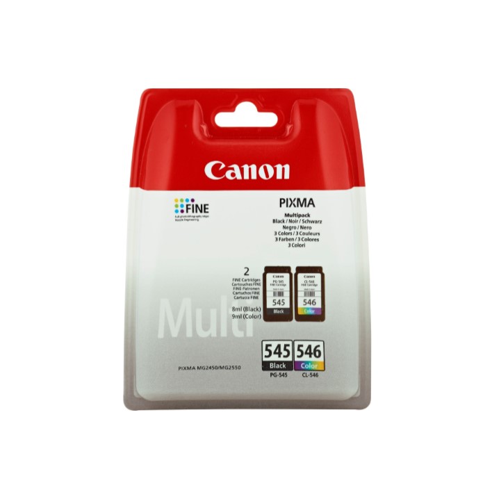 Pack Tinteiros Canon PG545 CL546