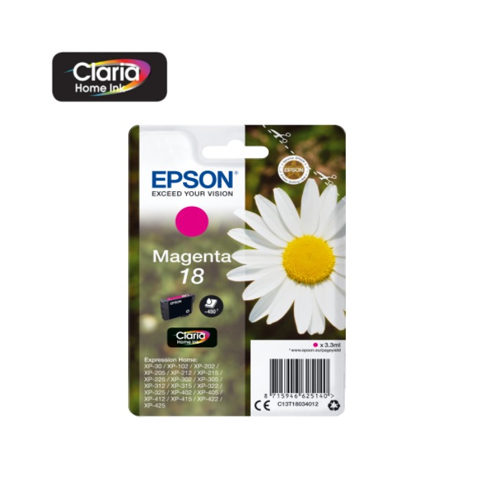 Tinteiro Epson 18 Magenta T1803 Original