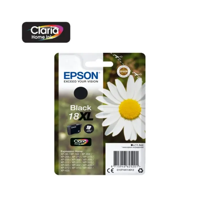 Tinteiro Epson 18XL Black T1811 Original