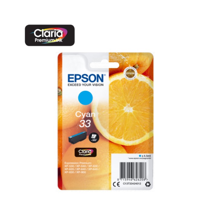 Tinteiro Epson T3342 Cyan