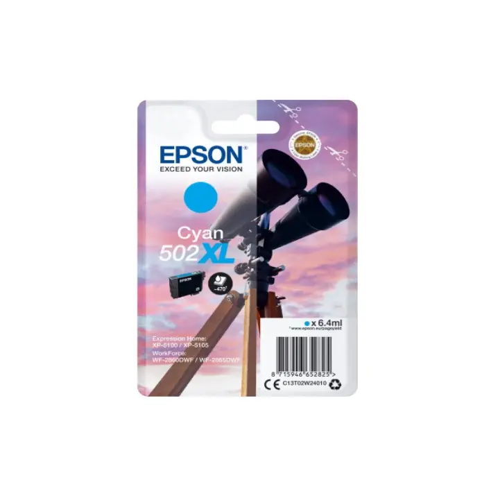 Tinteiro Epson T502xl Cyan