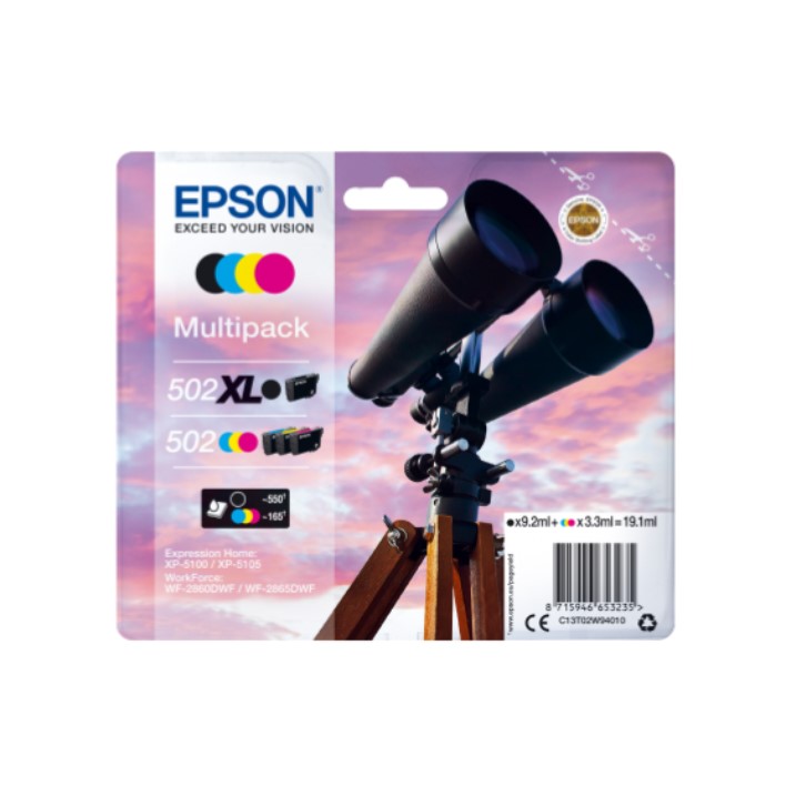 Pack Tinteiros Epson Serie T502XL