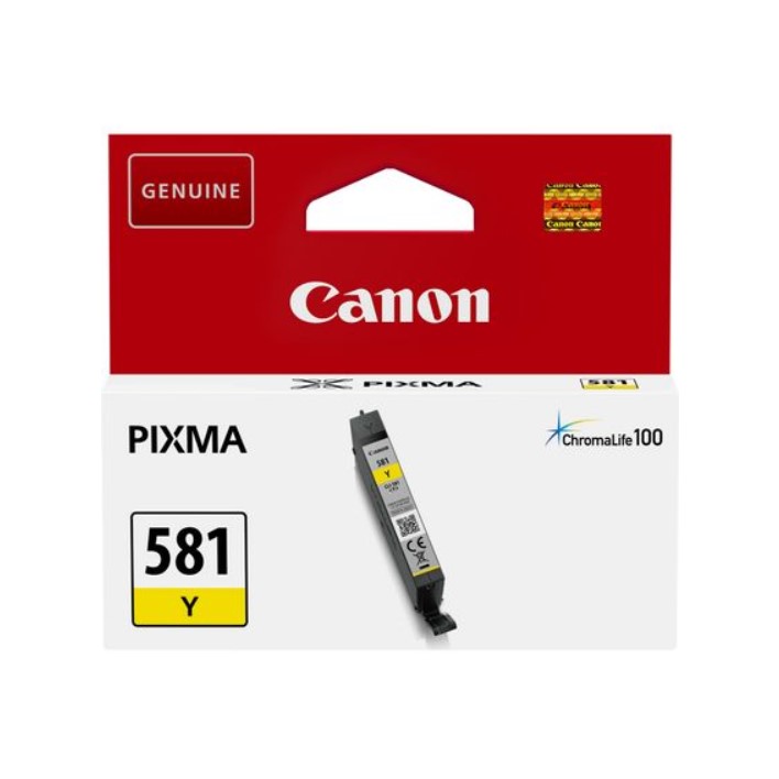Tinteiro Canon CLI 581Y Yellow
