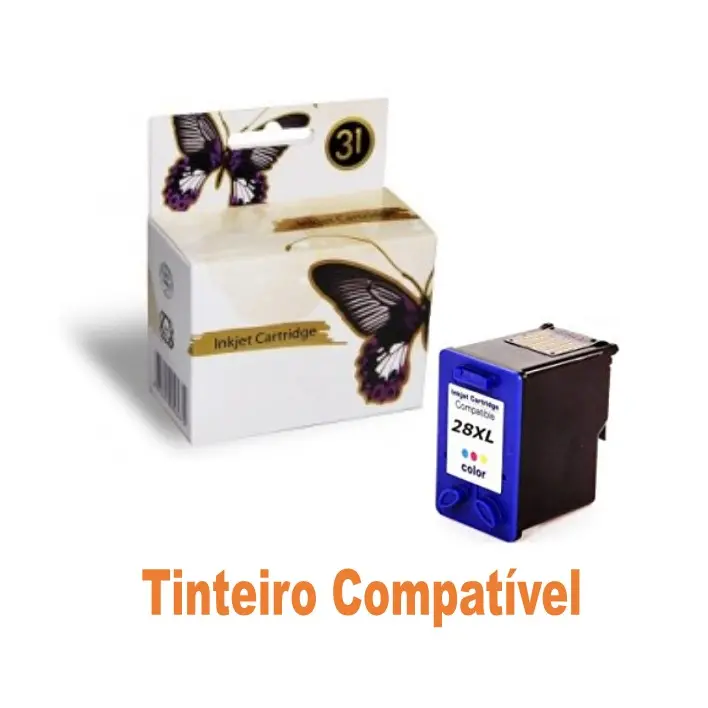 Tinteiro HP28 Tricolor Compatível