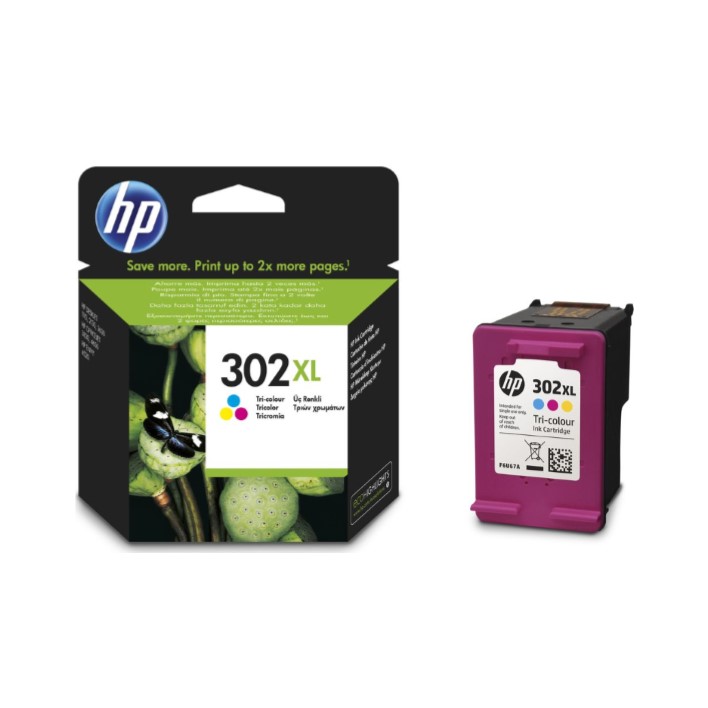 Tinteiro HP302xl Tricolor