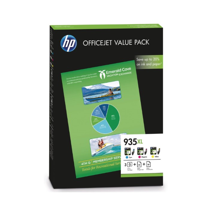 Pack 3 Colors HP935XL (F6U78AE)