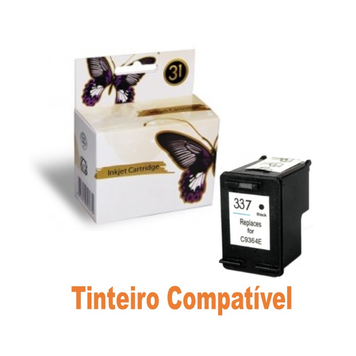 Tinteiro HP337 Black Compatível (C9364EE)