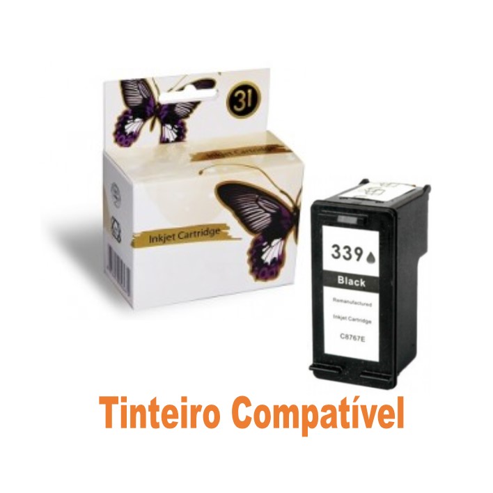 Tinteiro HP339 Black Compatível (C8767EE)
