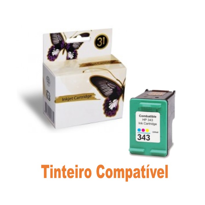 Tinteiro HP343 Tricolor Compatível (C8766EE)