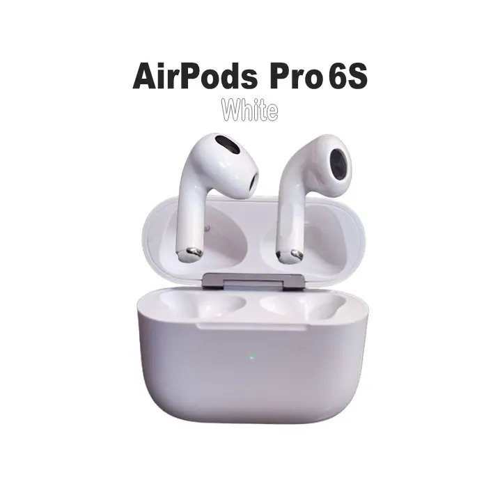 CASQUE BLUETOOTH IPHONE AIRPOD PRO 6S BLANC – BakhBaDe