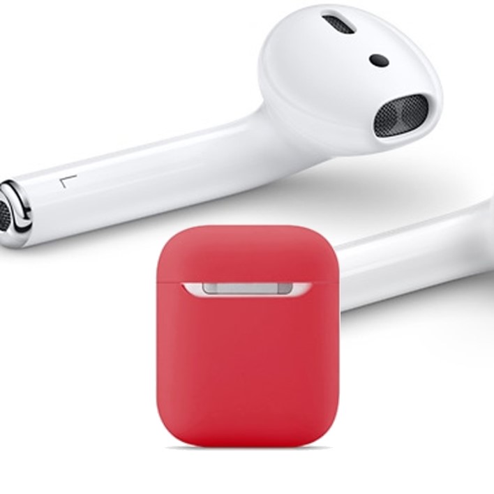 AirPods Silicon Case Red