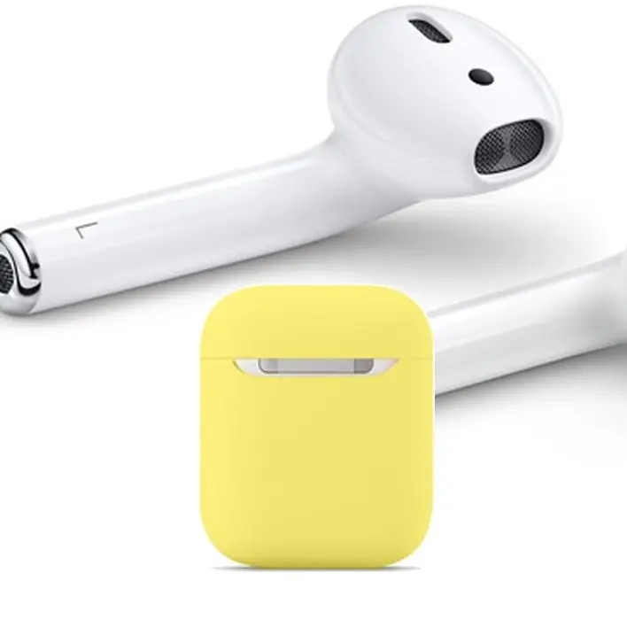 AirPods Silicon Case Lemon Yellow