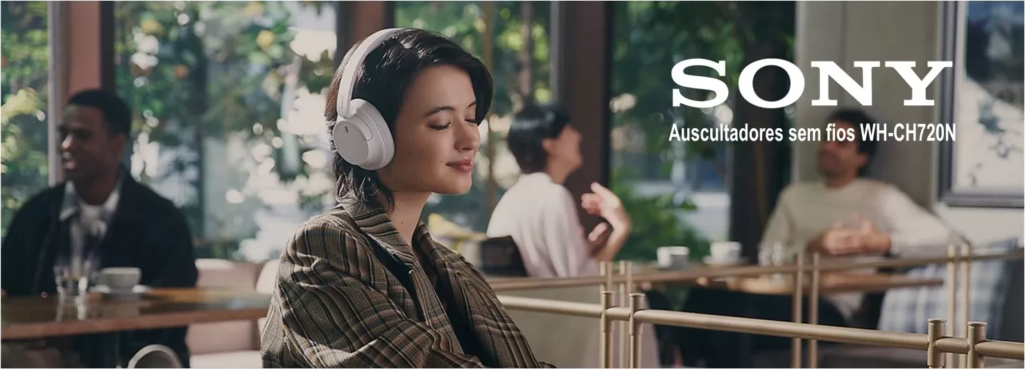 Banner Sony WH CH720NW On ear Wireless Headphones