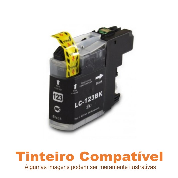 Brother LC123BK Compatível