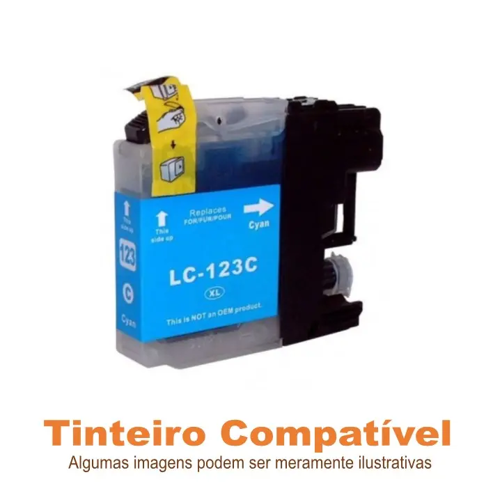 Brother LC123C Compatível