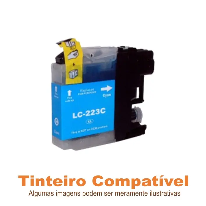 Brother LC223C Compatível