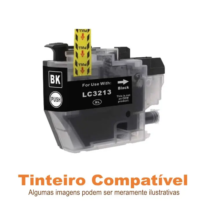 Brother LC3213BK Compatível