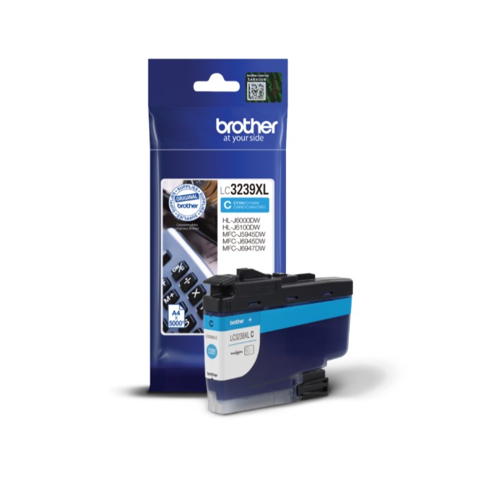 Tinteiro Cyan Brother LC3239XLC