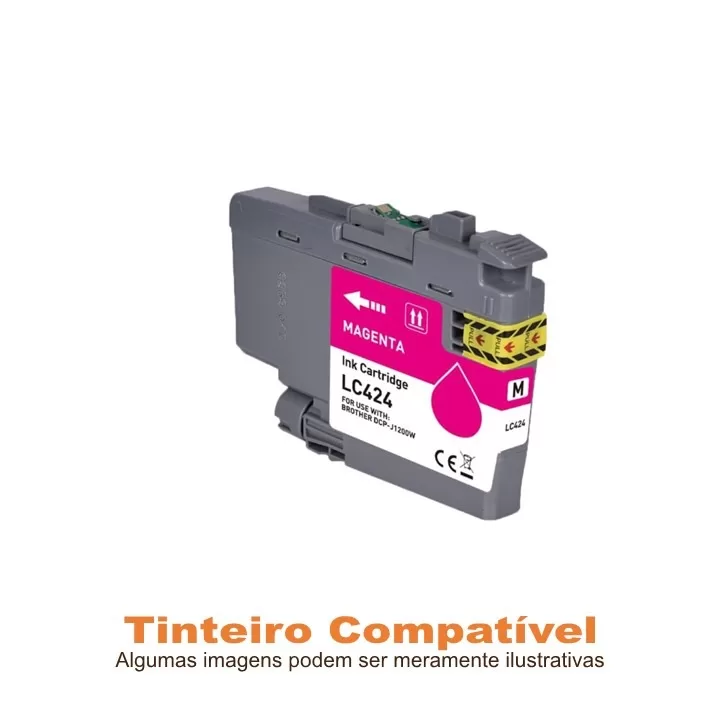 Brother LC-424M Magenta compatível