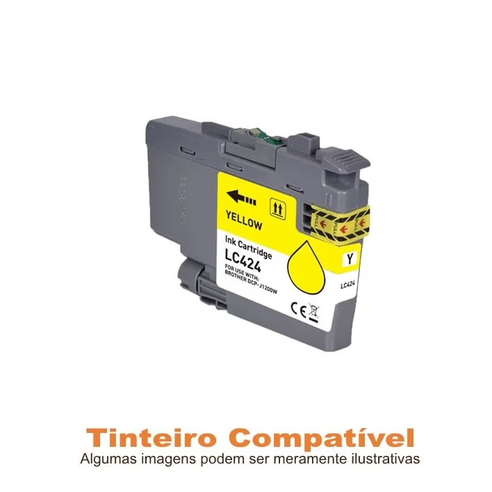 Brother LC-424Y Amarelo compatível