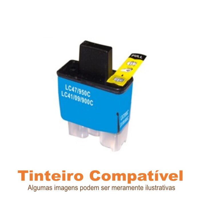 Tinteiro Cyan Brother LC900C Compatível