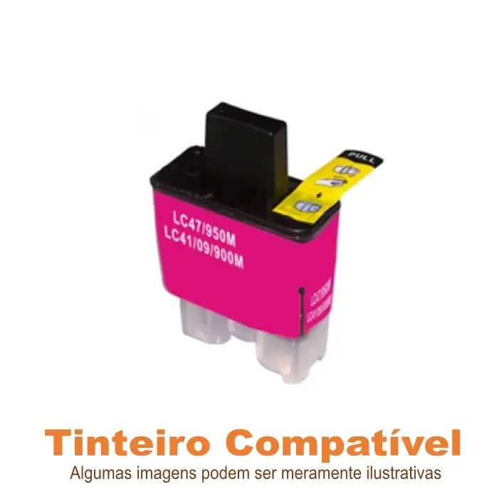 Tinteiro Magenta Brother LC900M Compatível