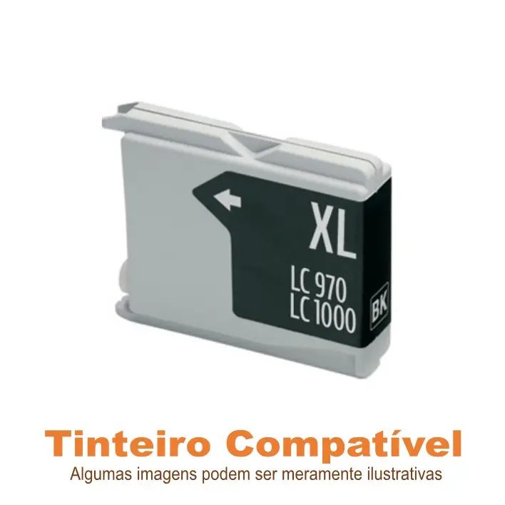Brother LC970BK LC1000BK Compatível