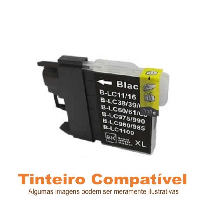 Brother LC980BK LC985BK LC1100BK Compatível