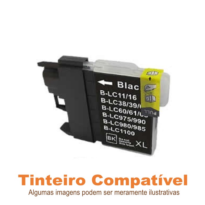 Brother LC980BK LC985BK LC1100BK Compatível