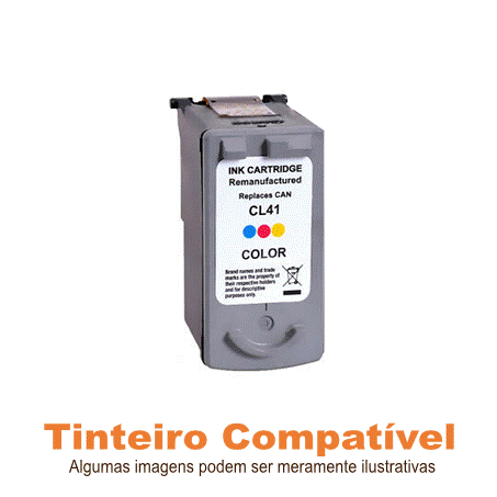 Tinteiro compatível Canon CL41 Color