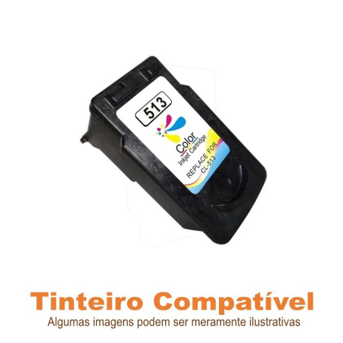 Tinteiro Canon CL513 Compatível