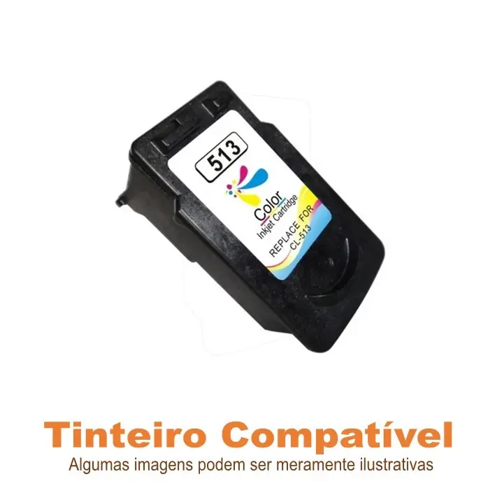 Tinteiro Canon CL513 Compatível