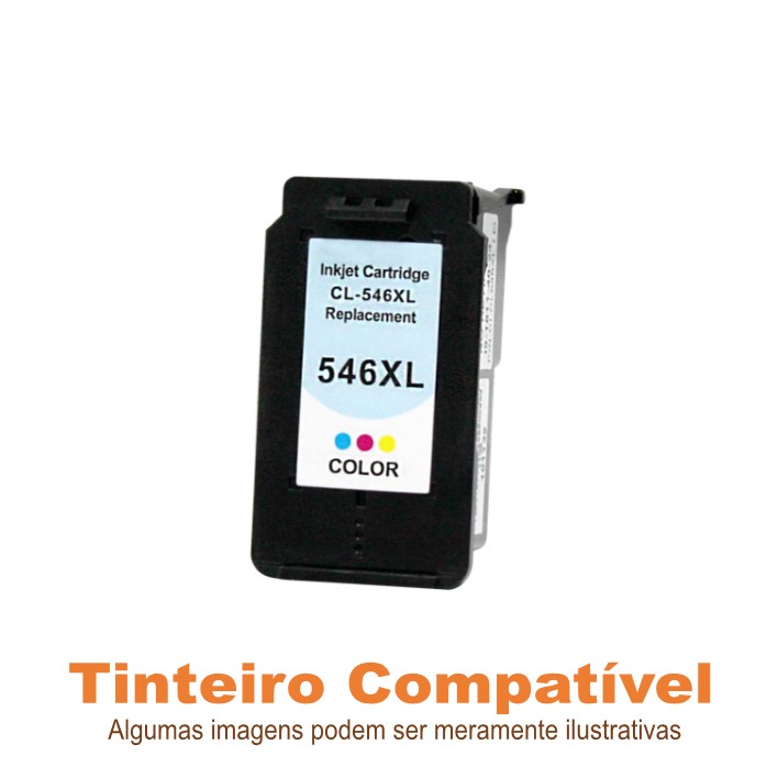 Tinteiro Canon CL546XL Color Compatível
