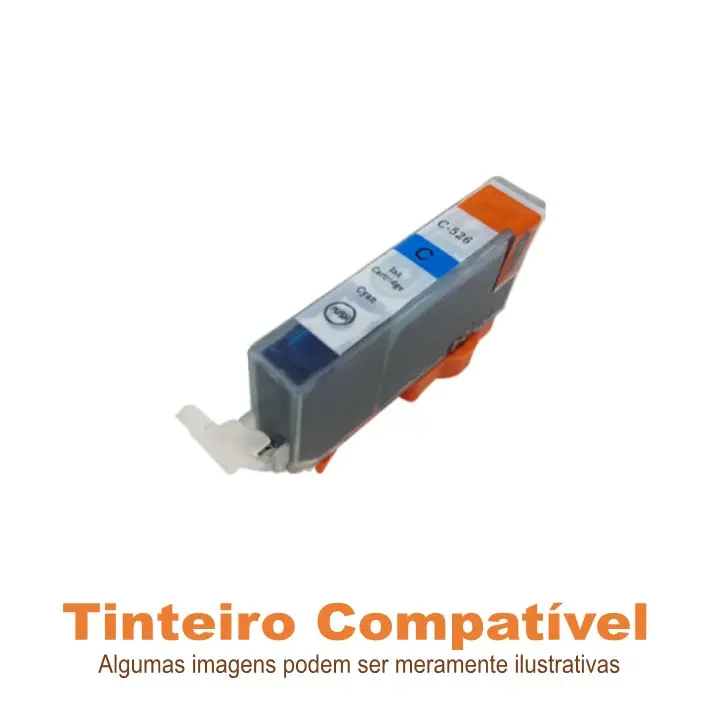 Tinteiro Canon CLI526C Cyan Compatível