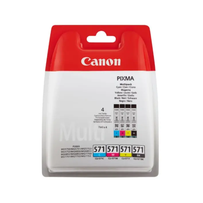 Pack Tinteiros Canon CLI571 BKCMY 4 Colors