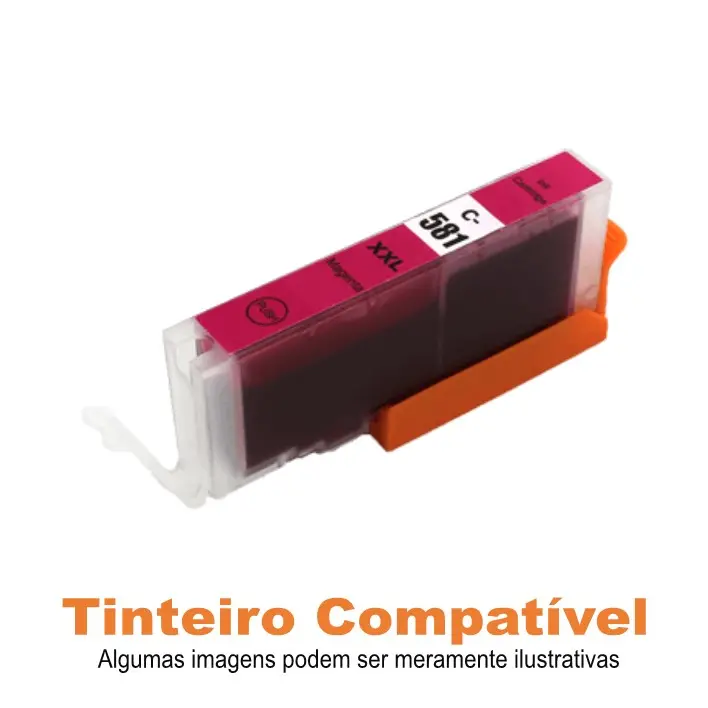 Canon CLI-581XXLM Magenta Compatível