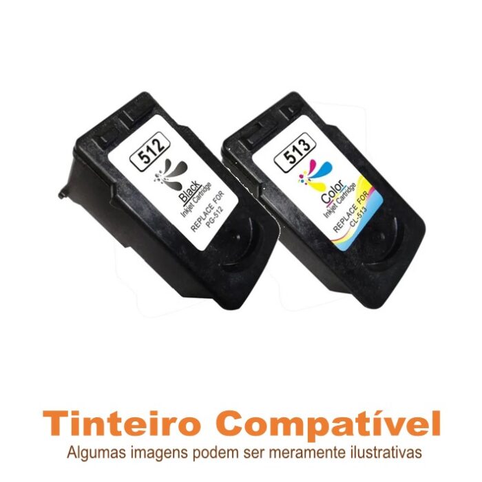 Pack Canon PG512 CL513 Compatíveis