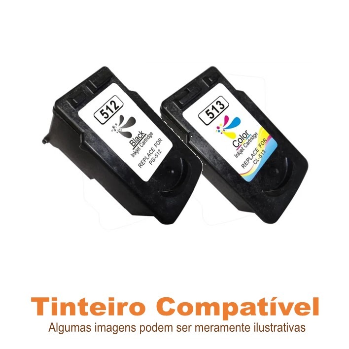 Pack Canon PG512 CL513 Compatíveis