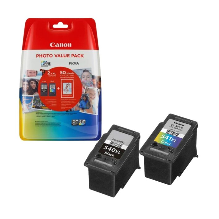 Pack tinteiros Canon PG540XL CL541XL
