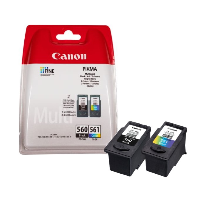 Pack Tinteiros Canon PG560 CL561