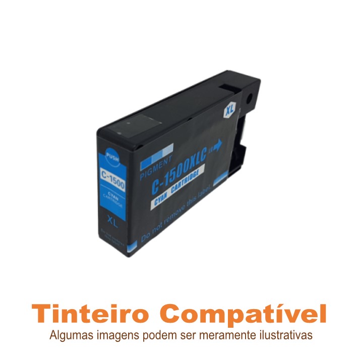 Tinteiro Canon PGI1500XLC Cyan Compatível