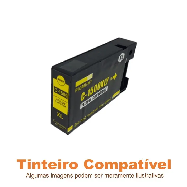 Tinteiro Canon PGI1500XLY Yellow Compatível