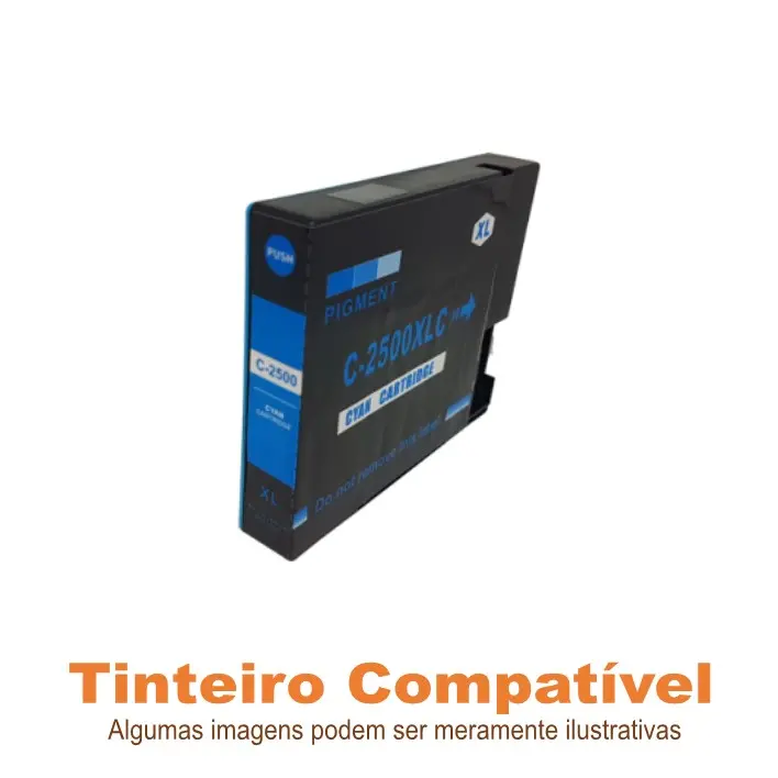 Tinteiro Canon PGI2500XLC Cyan Compatível