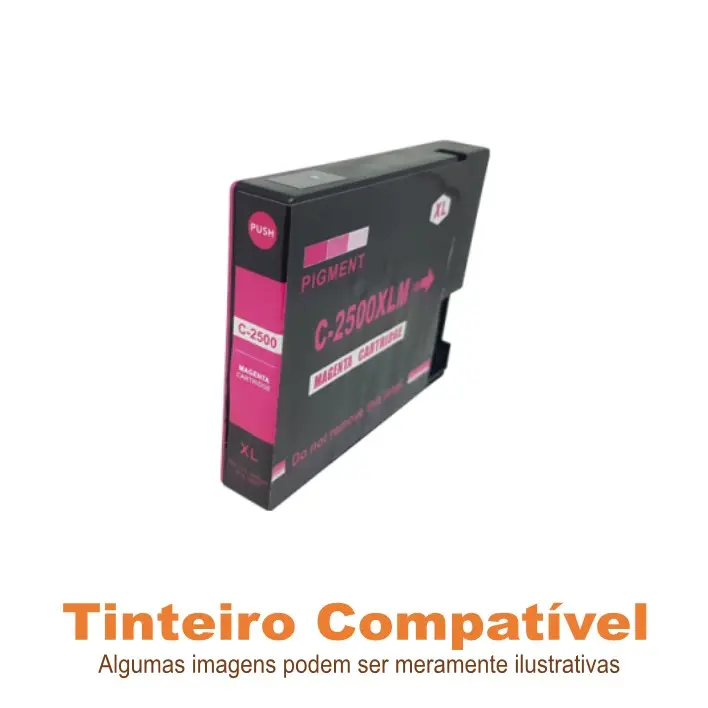 Tinteiro Canon PGI2500XLM Magenta Compatível